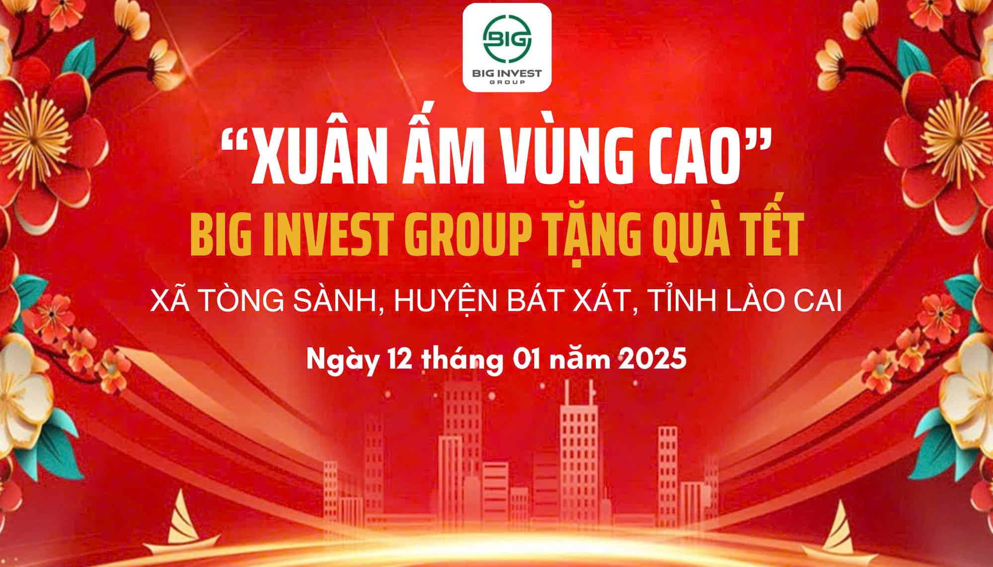 Công ty BIG Invest Group tổ chức chương trình từ thiện “XUÂN ẤM VÙNG CAO” tại huyện Bát Xát, tỉnh Lào Cai